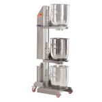 Bowl lifter for planetary mixers - bowl in 3 positions
