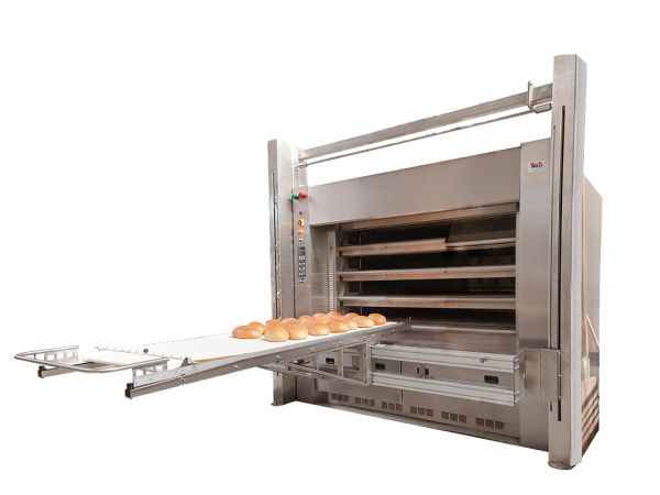 Loading system for deck oven