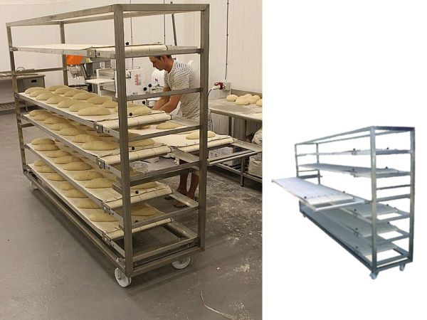 bakery trolleys for oven loaders
