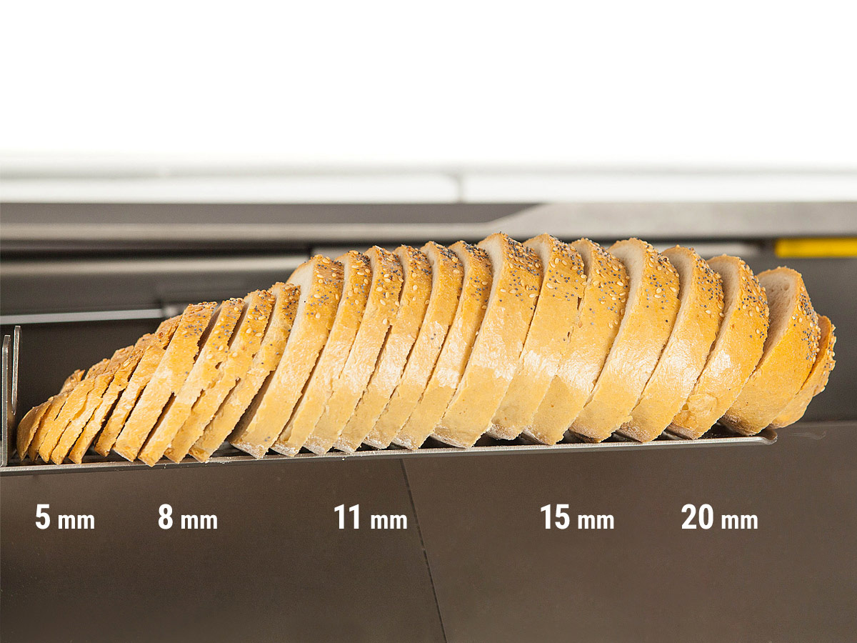 bread slices thickness from 5 to 25mm
