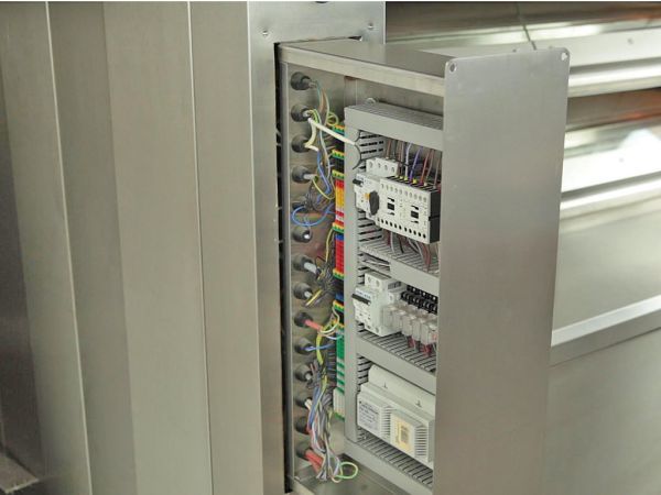 Bakery oven electric panel wiring