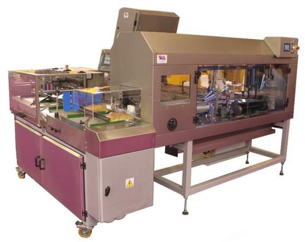 Automatic line for bread slicing and bagging