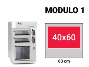 Modular electric deck oven modulo 1 size