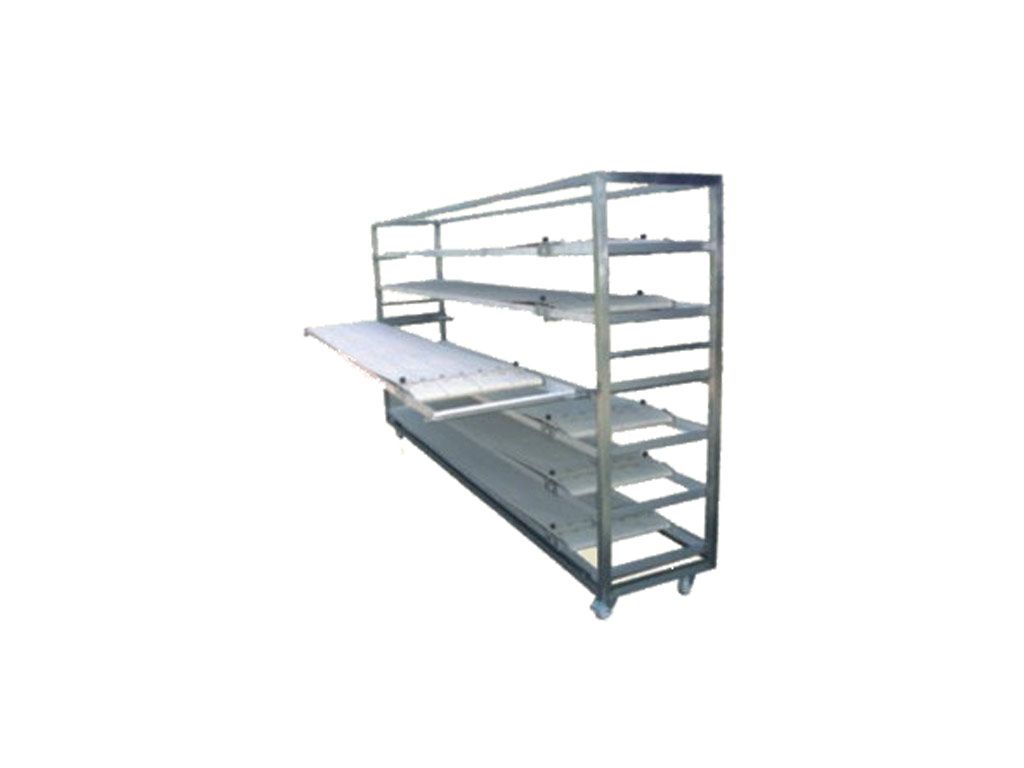 bakery trolleys for oven loaders setters