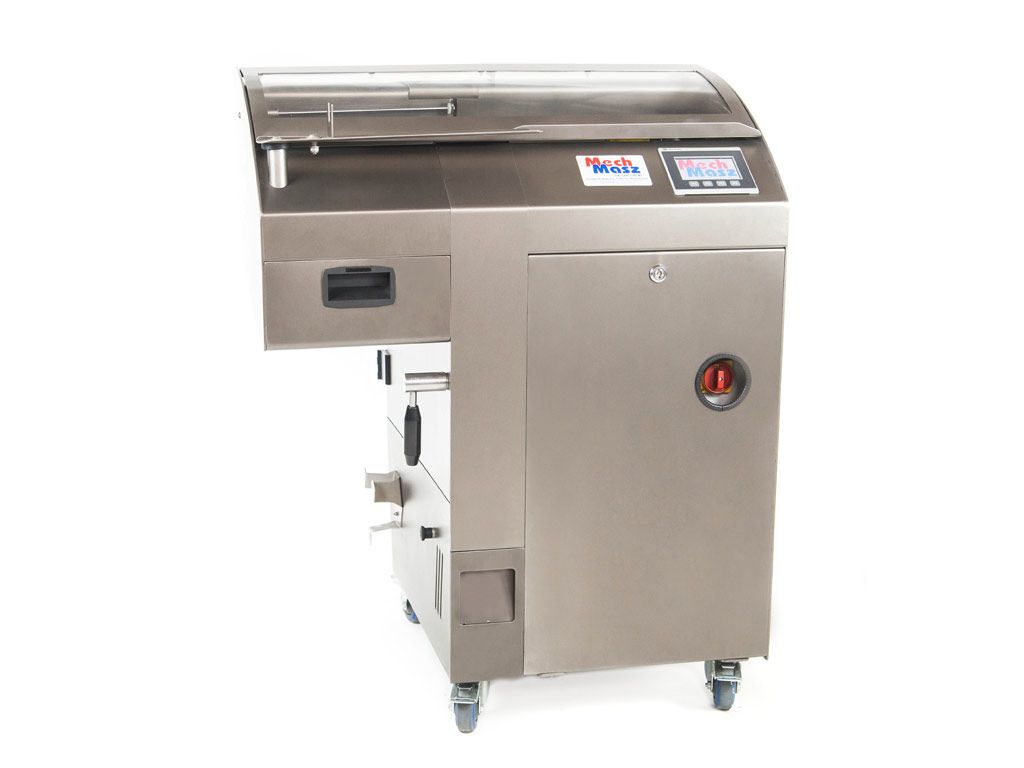 Manual industrial bread slicer - EFE 01 - MATAŞ MAKİNA - continuous band  blade / with belt conveyor