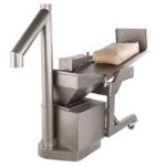 Flour sifter with loading system front